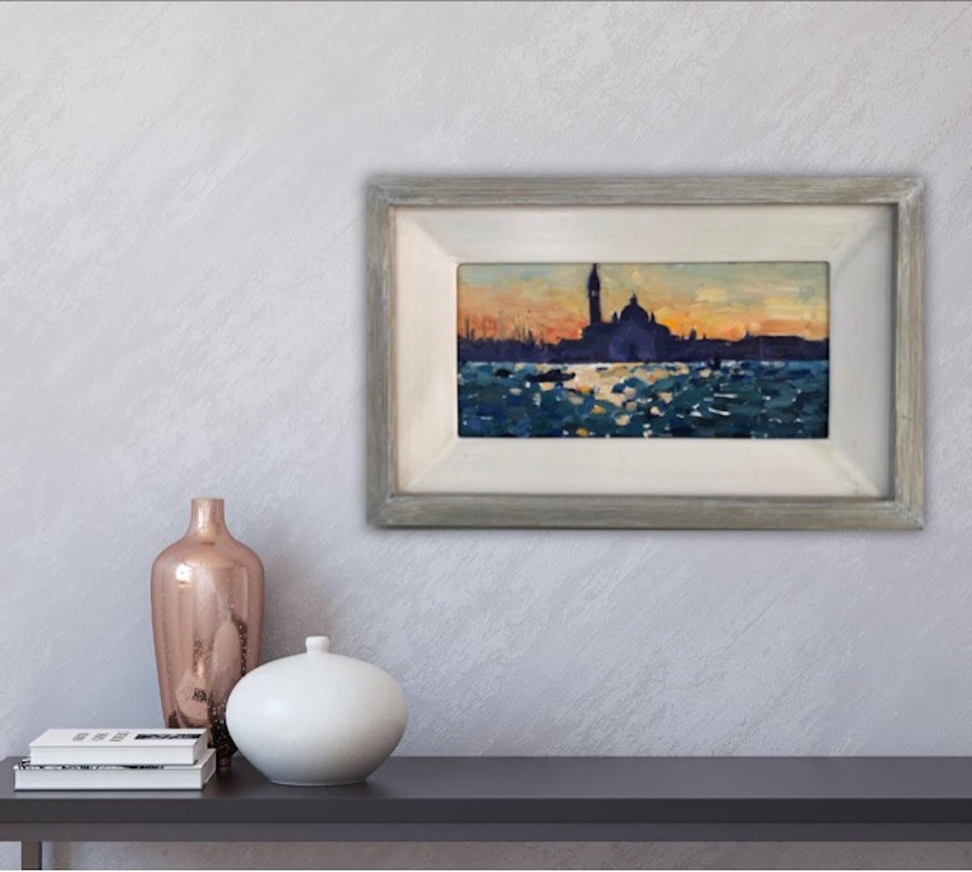 Venice Sunrise by Grabrielle Moulding, Bright Art, Venice Painting, Original Art For Sale 3