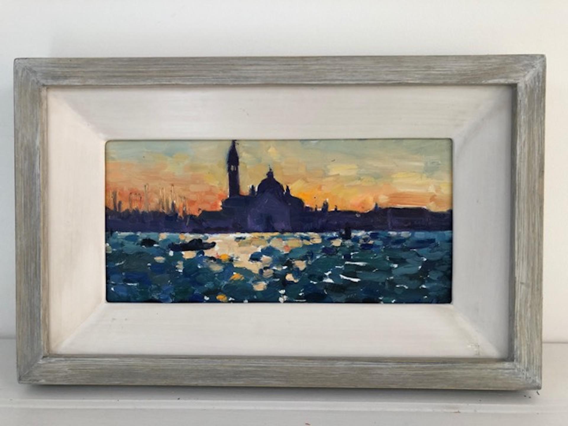 Venice Sunrise by Grabrielle Moulding, Bright Art, Venice Painting, Original Art For Sale 1