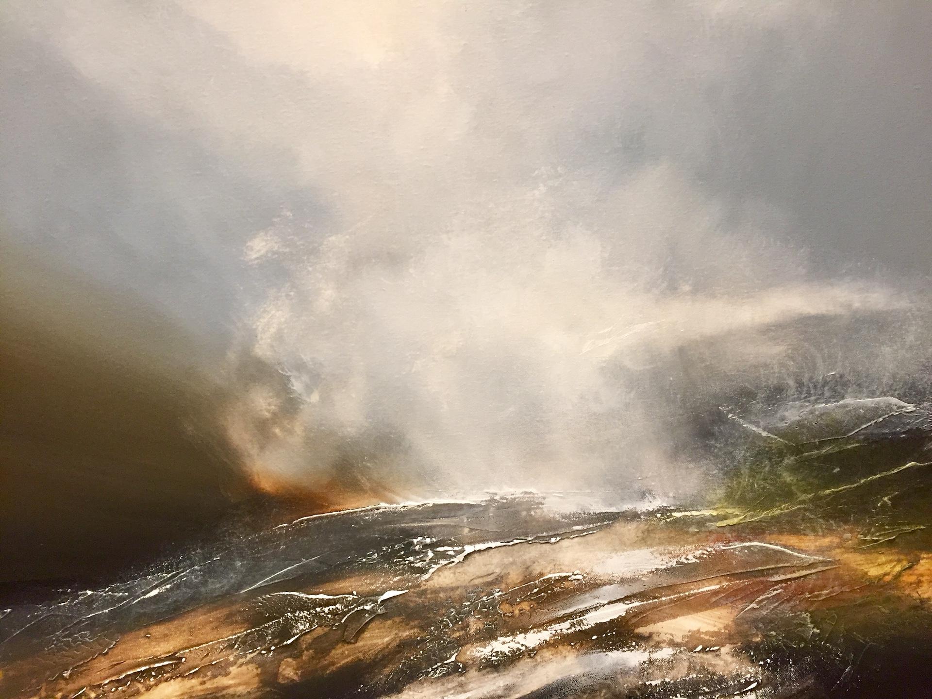 VELVET SYMPHONY- Sheryl Roberts- 2020- GRANDE paesaggio contemporaneo ad olio in vendita 4