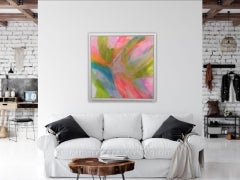 Jane Wachman, Summer Days, peinture contemporaine, art brillant, peinture abstraite