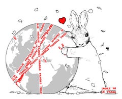 FRAGILE, Harry Bunce, Limited Edition Silkscreen Print, Original ContemporaryArt