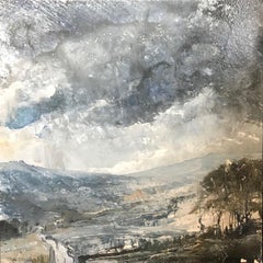 Le début d'une tempête, James Bonstow, peinture de paysage contemporaine originale