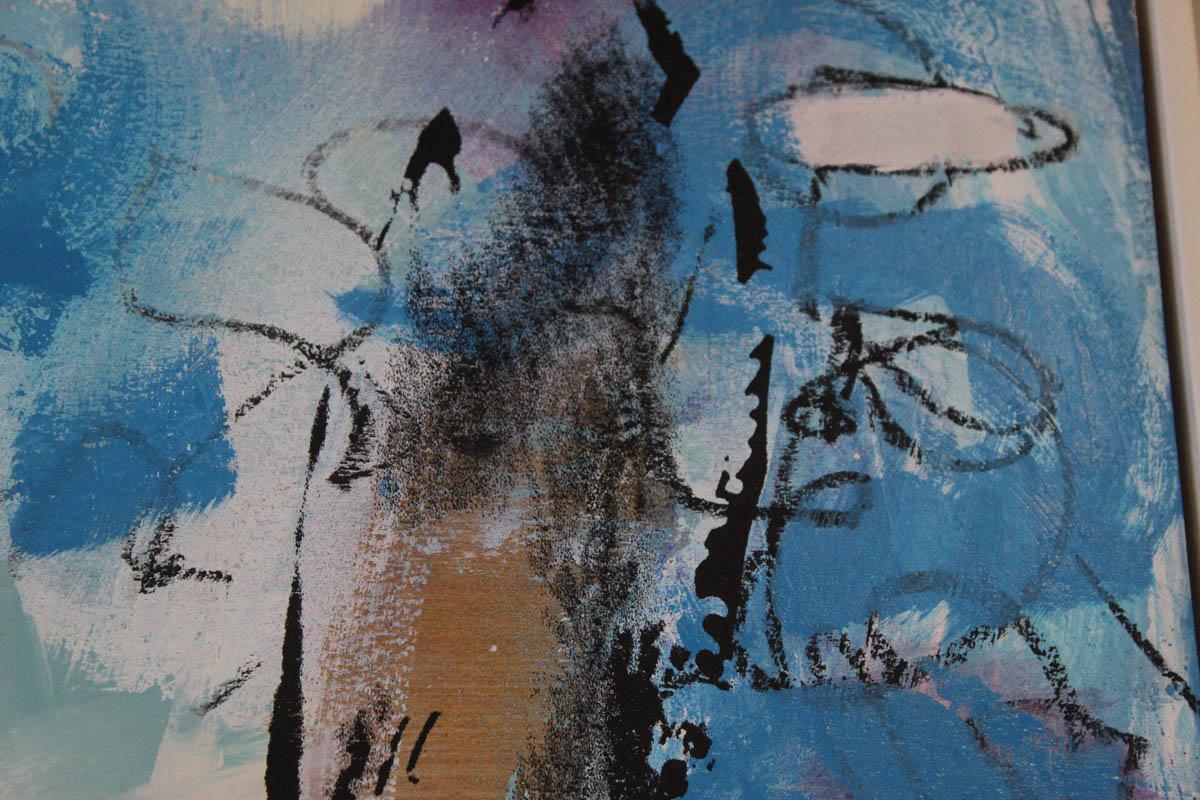 Harry Bunce, Sorry #84, Animal Art for Sale Online, Contemporary Mixed Media Art 5