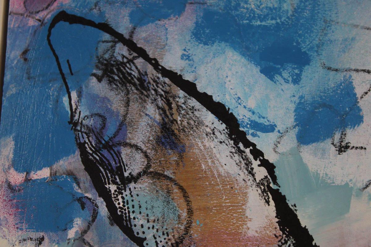 Harry Bunce, Sorry #84, Animal Art for Sale Online, Contemporary Mixed Media Art 6
