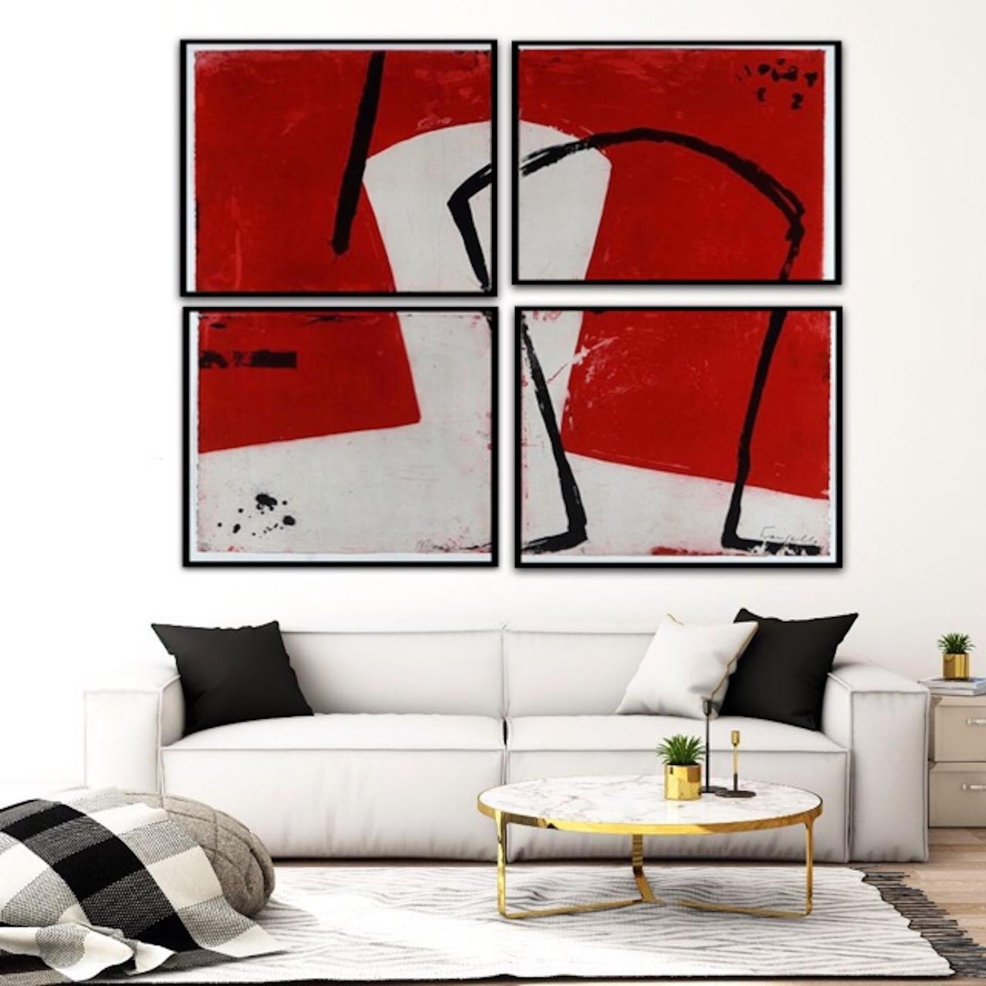 Espejo, Graham Fransella, Grabado Contemporáneo, Arte de Declaración, Arte Brillante, Atrevido en venta 16