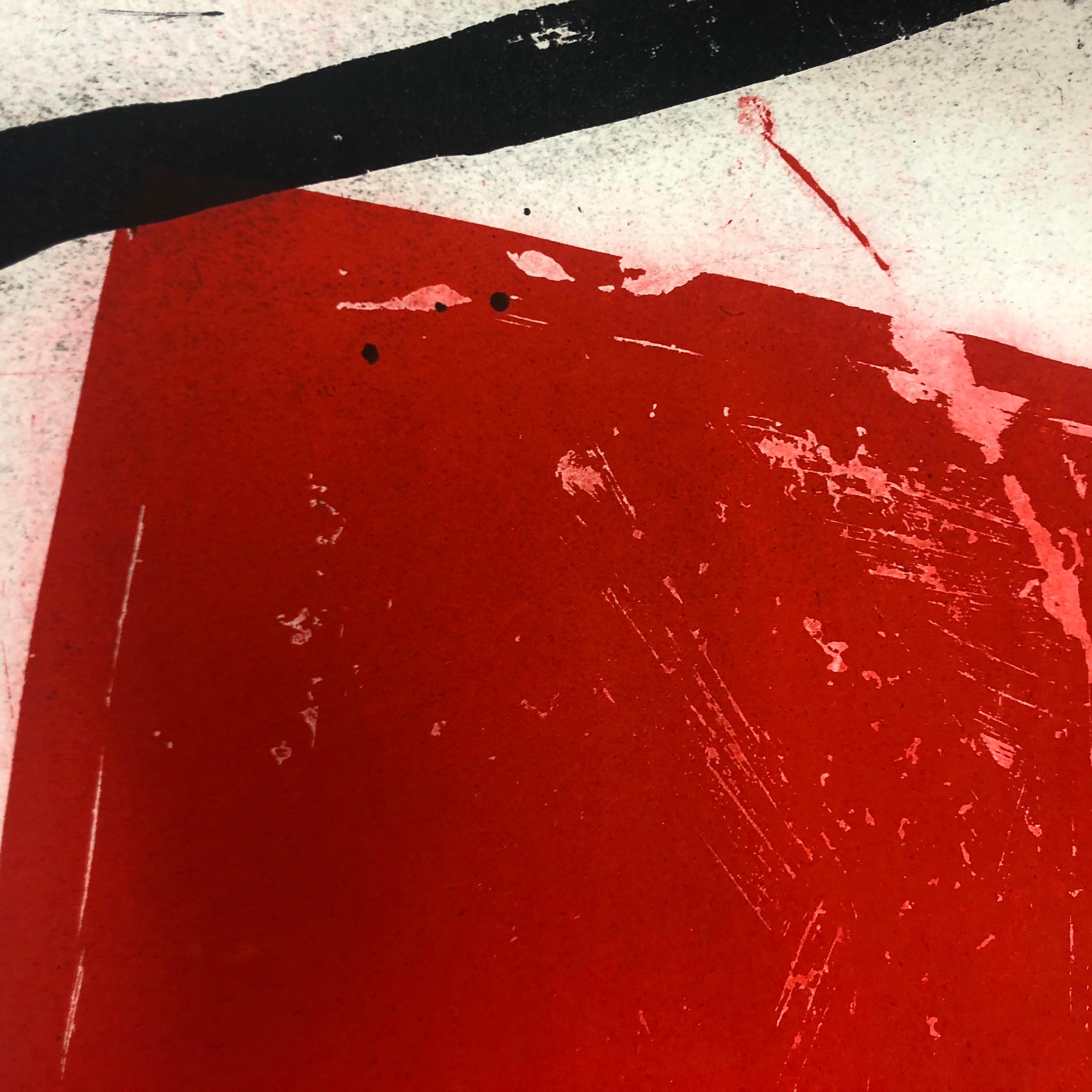 Espejo, Graham Fransella, Grabado Contemporáneo, Arte de Declaración, Arte Brillante, Atrevido en venta 7
