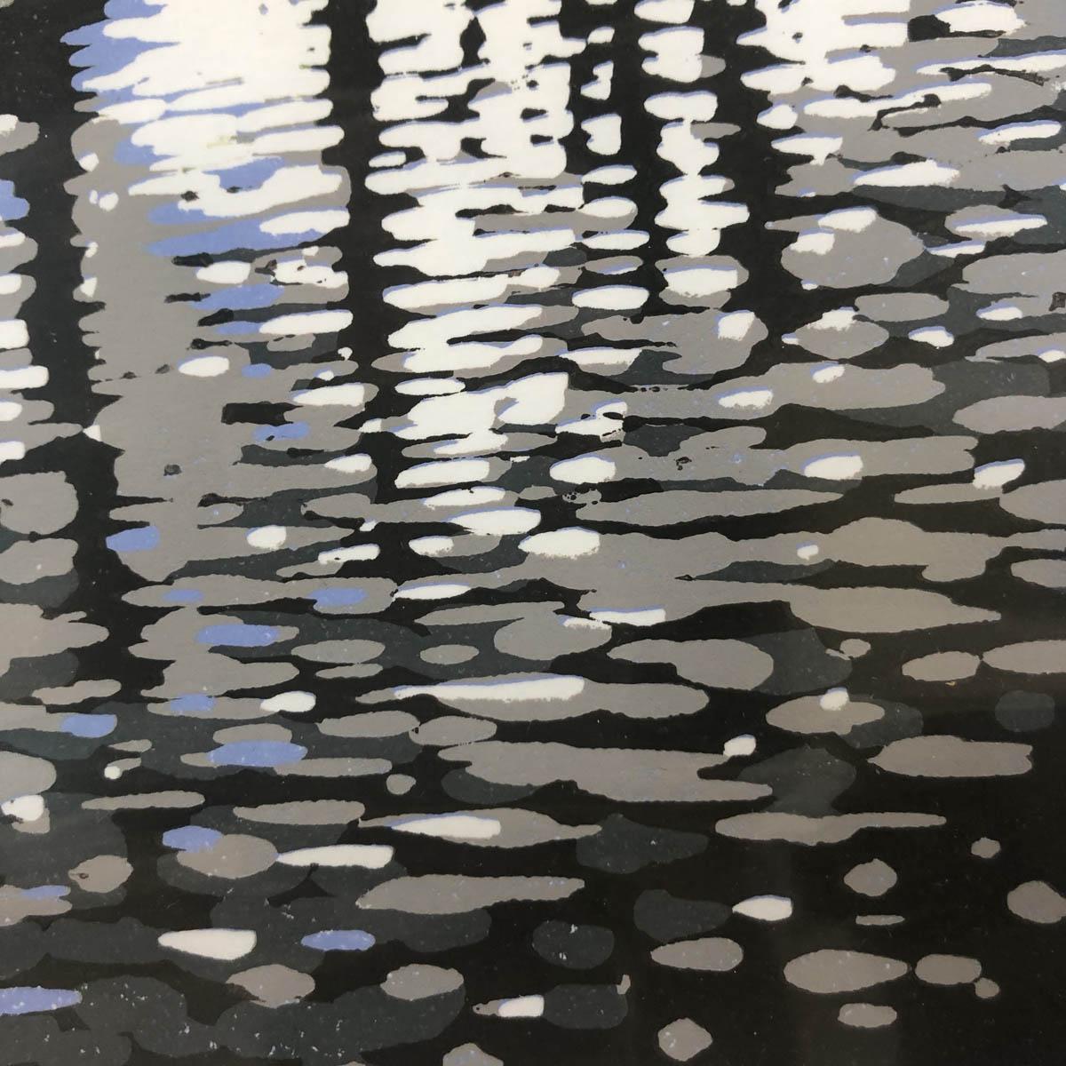 Grasmere River BY ALEXANDRA BUCKLE, Limited Edition Linocut Landscape Print 3
