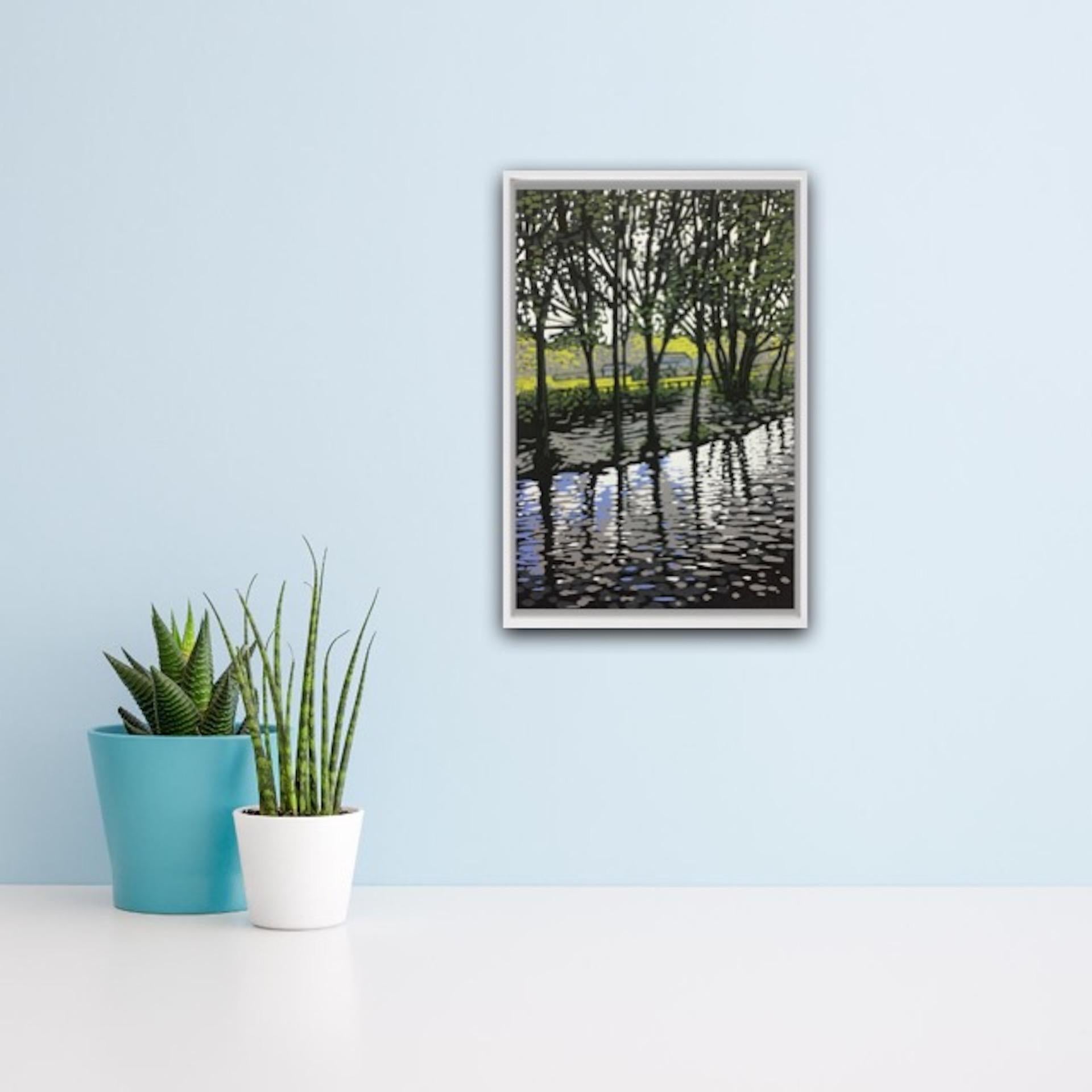 Grasmere River BY ALEXANDRA BUCKLE, Limited Edition Linocut Landscape Print 7
