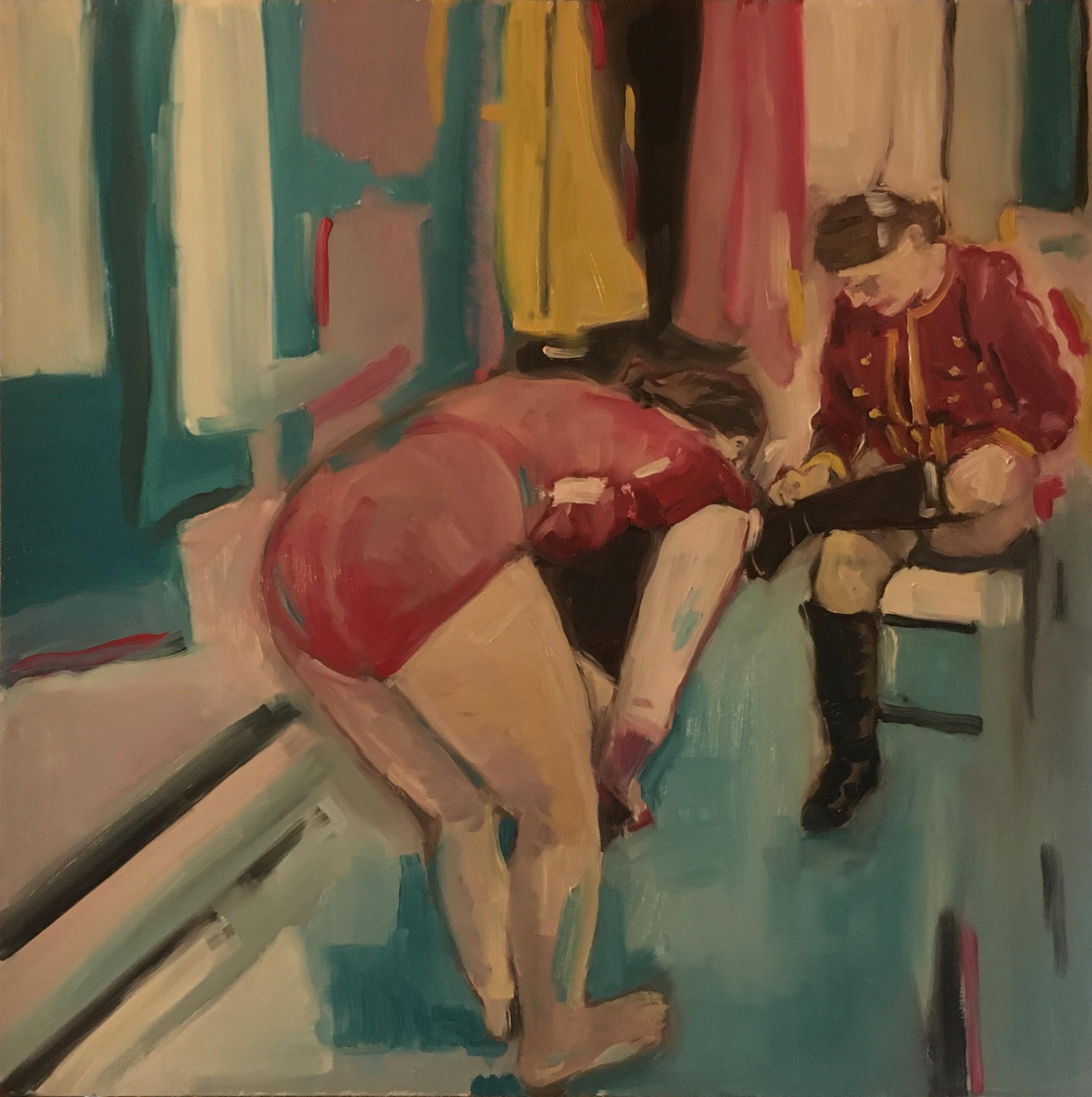 Vestir, Arte asequible, Pintura al óleo original, - Painting de Eleanor Woolley