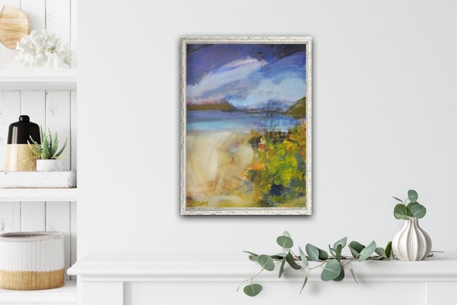Lucy Powell, Paisaje de playa, Arte original de paisaje marino, Pintura impresionista 8
