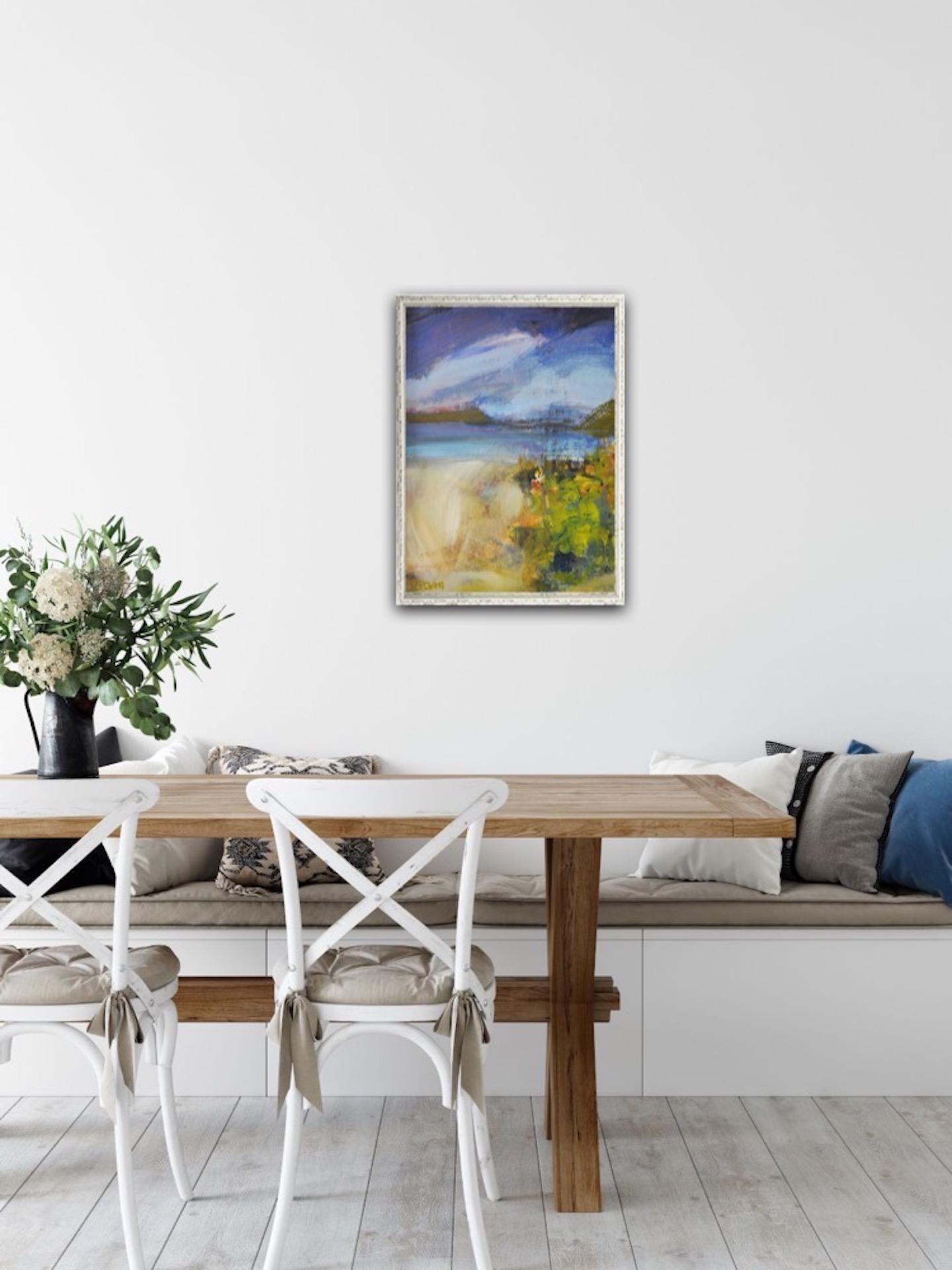 Lucy Powell, Paisaje de playa, Arte original de paisaje marino, Pintura impresionista 7