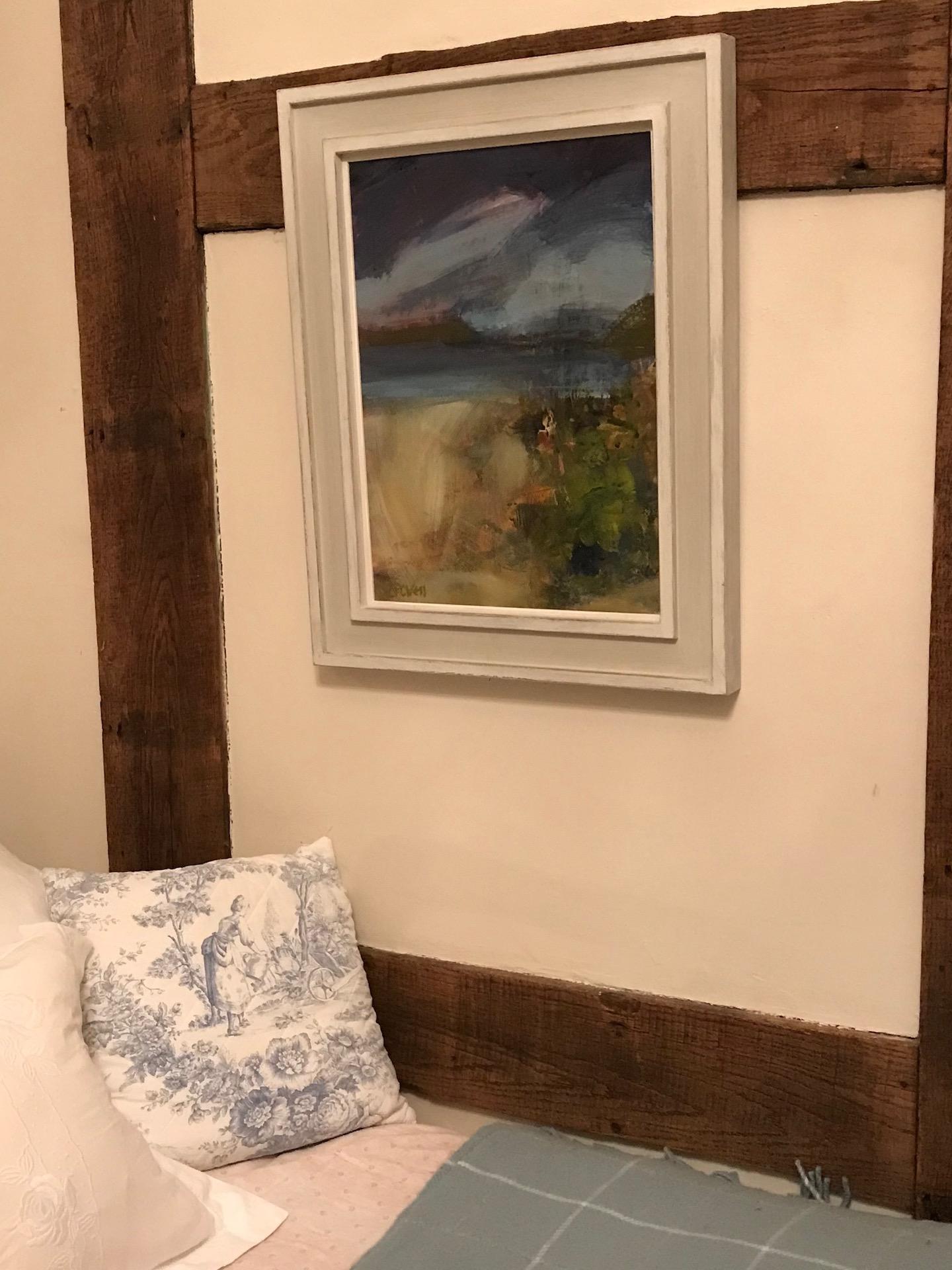 Lucy Powell, Paisaje de playa, Arte original de paisaje marino, Pintura impresionista 2