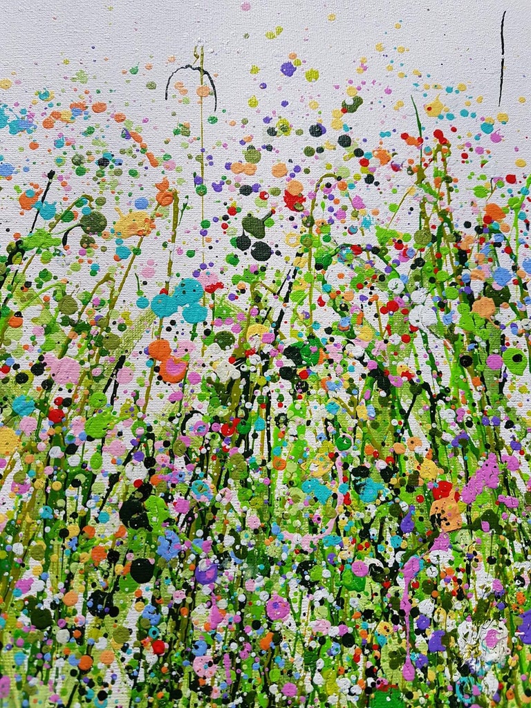 Lucy Moore Lucy Moore Painted Meadows 6 Original Semi Abstract Painting For Sale At 1stdibs