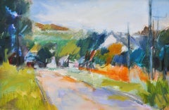 Lucy Powell, The Road to the Studio, Original Expressionist Landscape