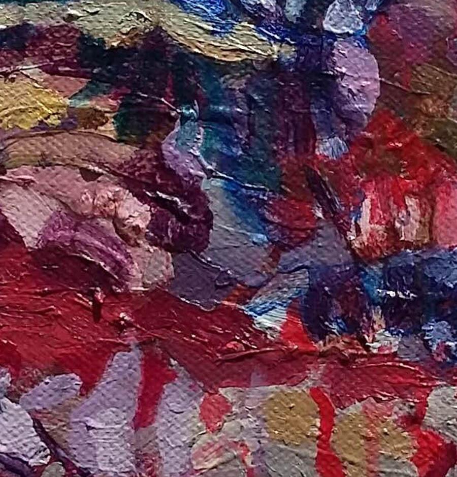 Doochill North BY DIANE HADDEN, Original Abstract Landscape Painting for Sale For Sale 2