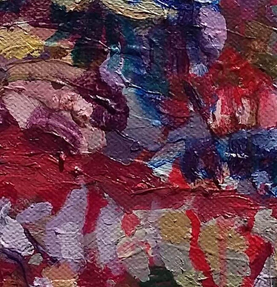 Doochill North BY DIANE HADDEN, Original Abstract Landscape Painting for Sale For Sale 5