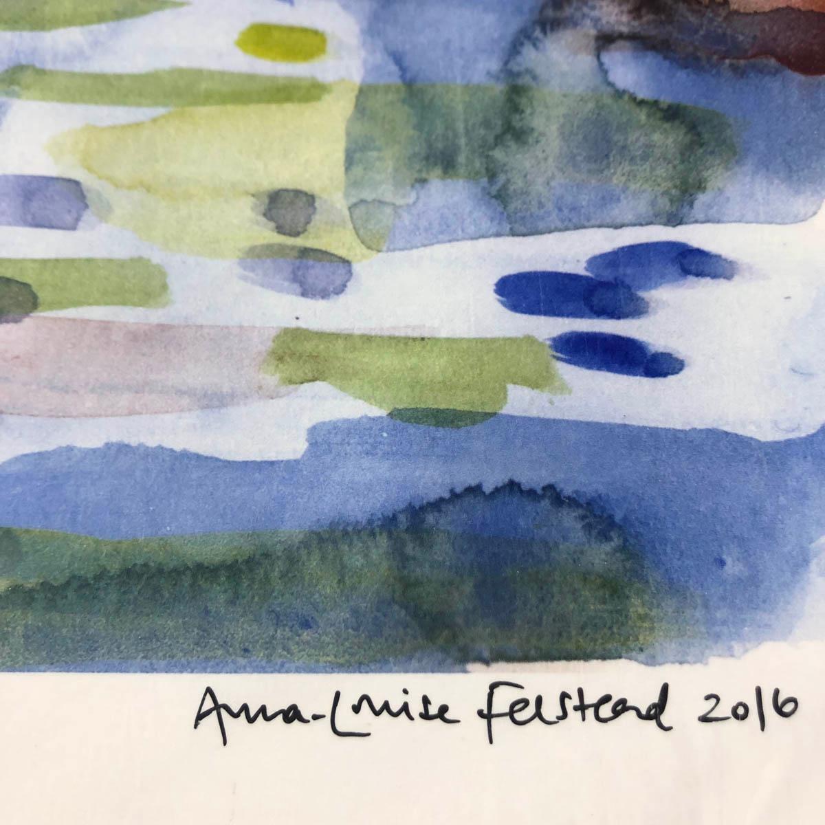 Puerto de Padstow BY ANNA-LOUISE FELSTEAD, Contemporary Abstract Seaside Art Prints en venta 5
