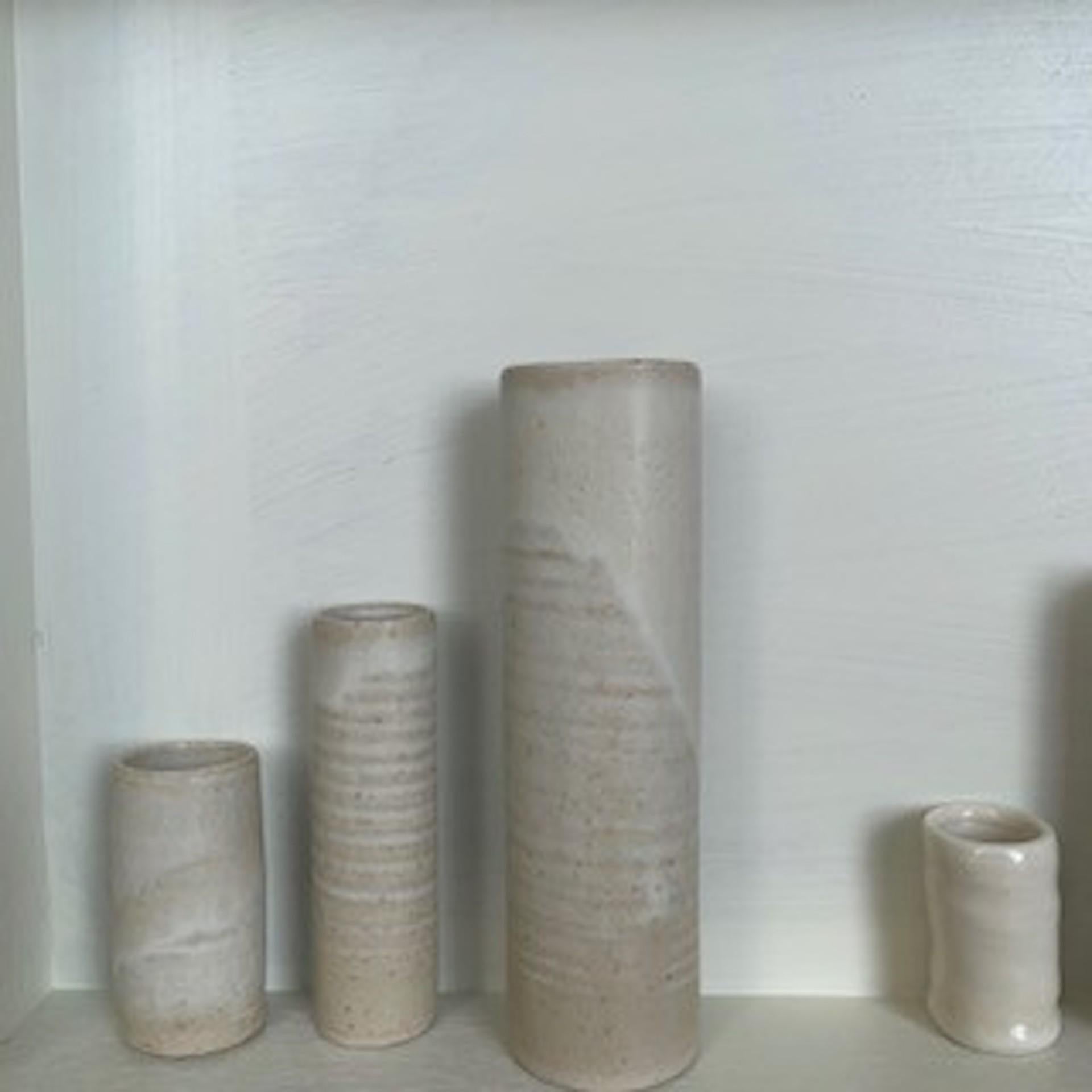 Emma Bell, 3 Clays X, Original Ceramic Sculpture, Installation Art, Calming Art For Sale 1