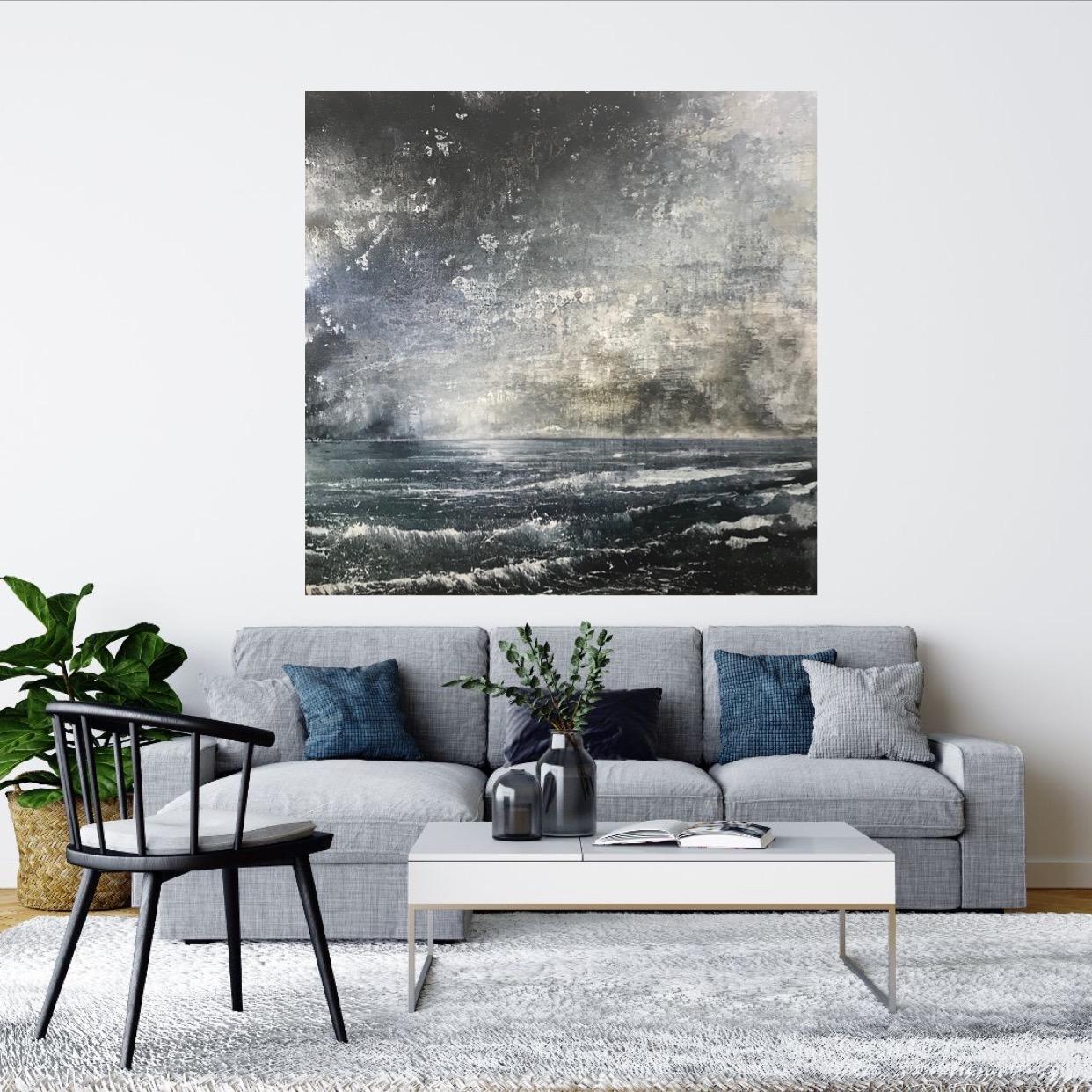 The Tide, James Bonstow, seascape painting for sale , contemporary art  For Sale 3