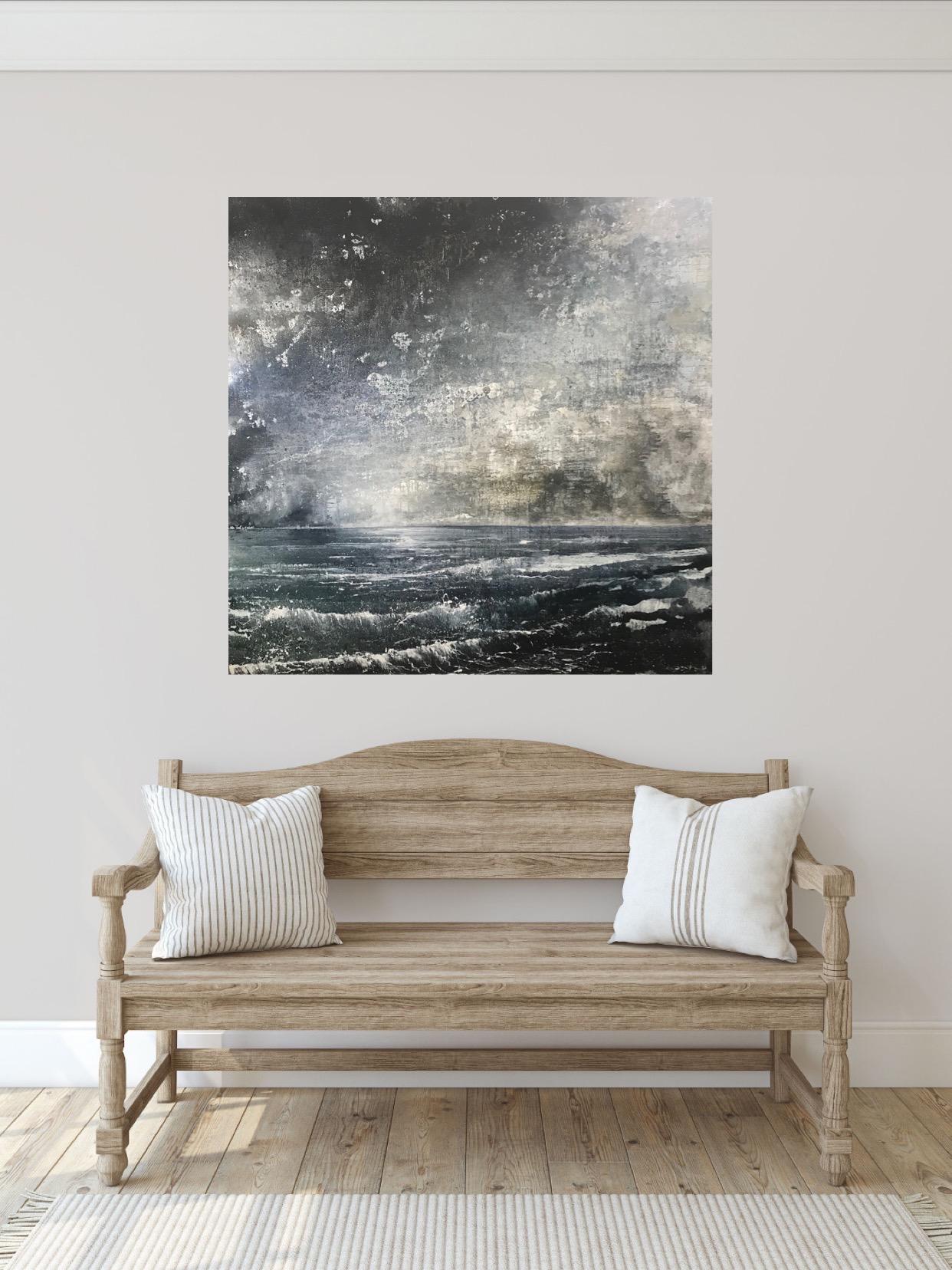 The Tide, James Bonstow, seascape painting for sale , contemporary art  For Sale 4