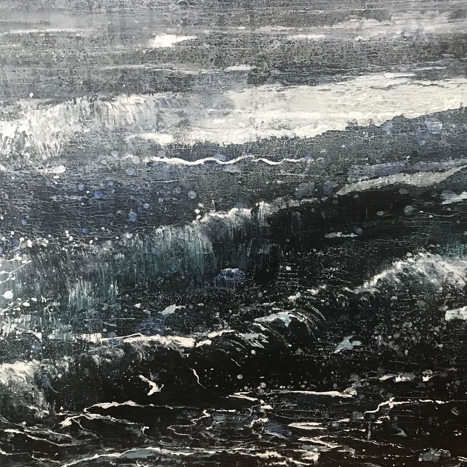Der Tide, James Bonstow, Meereslandschaftsgemälde zum Verkauf , zeitgenössische Kunst  im Angebot 4
