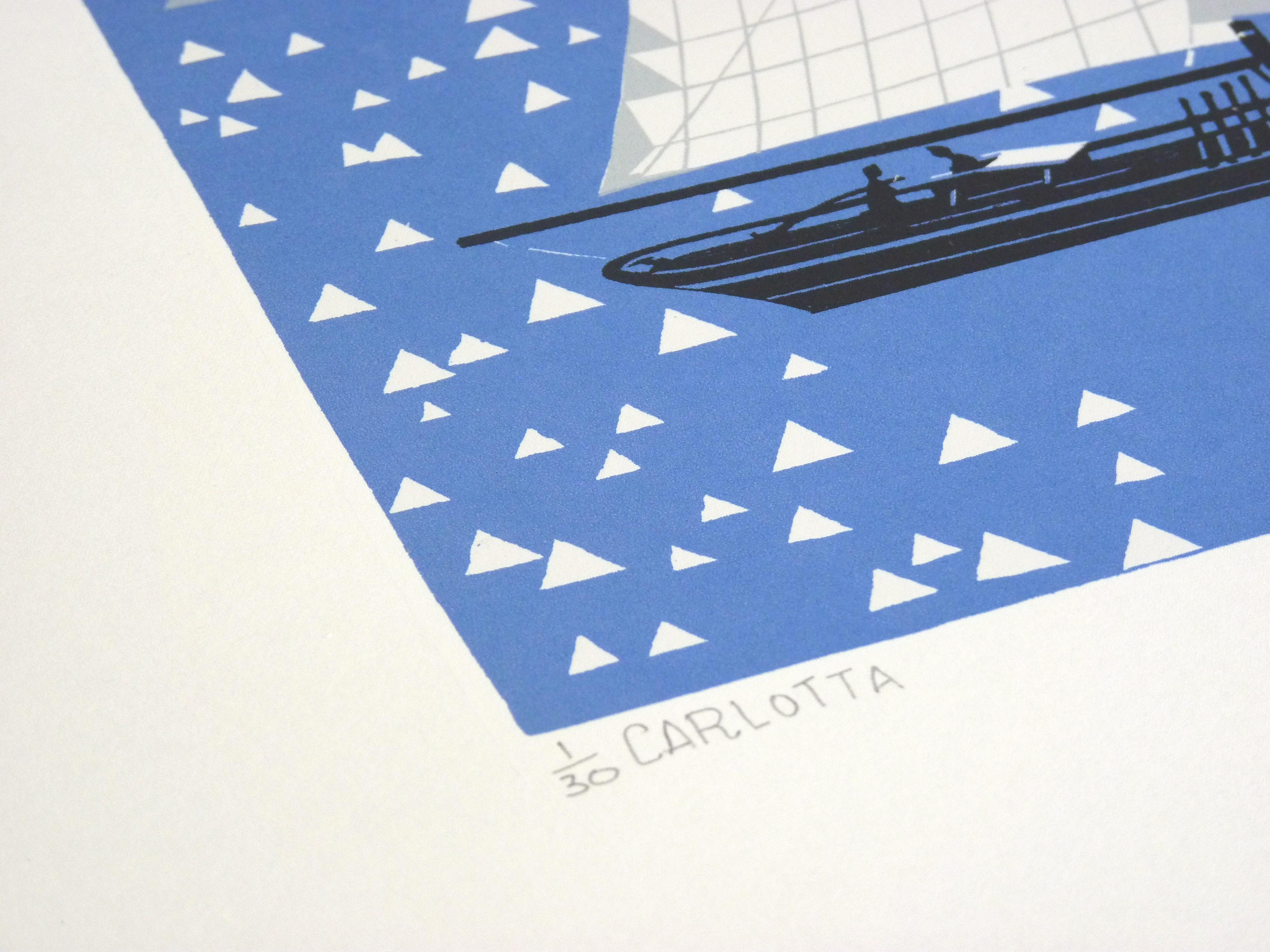 Carlotta, Simon Tozer, Boat Art, Bright Art, Art for Sailors, Seascape Prints 3