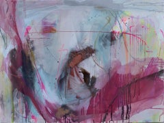 Gubbio, Judith Brenner, Pintura Abstracta Original, Obra de Arte Expresionista Brillante