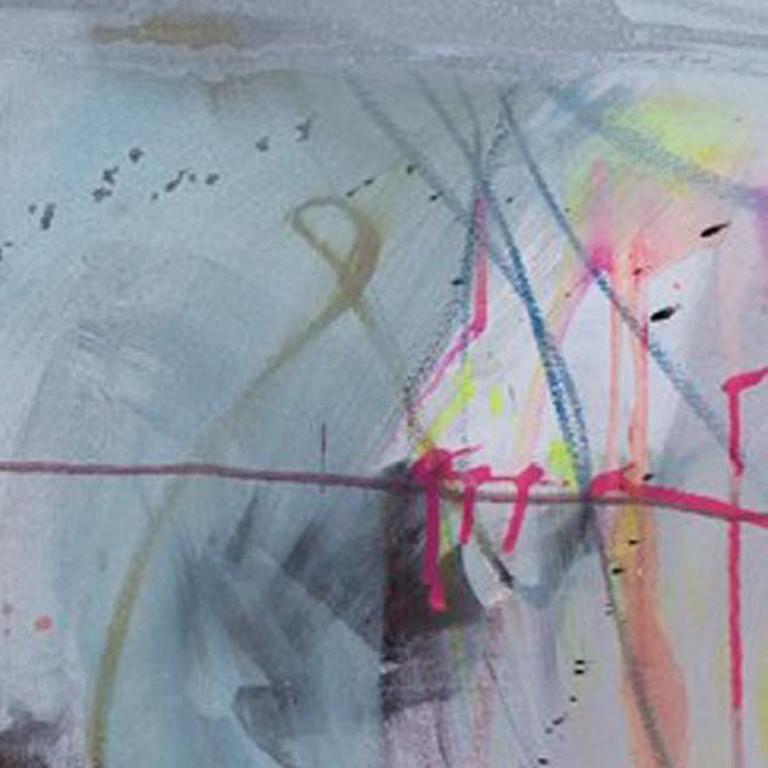 Gubbio, Judith Brenner, Pittura astratta originale, opera d'arte espressionista luminosa in vendita 4