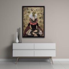 Lady Bantum, a large Victorian lady print with elaborate finishes