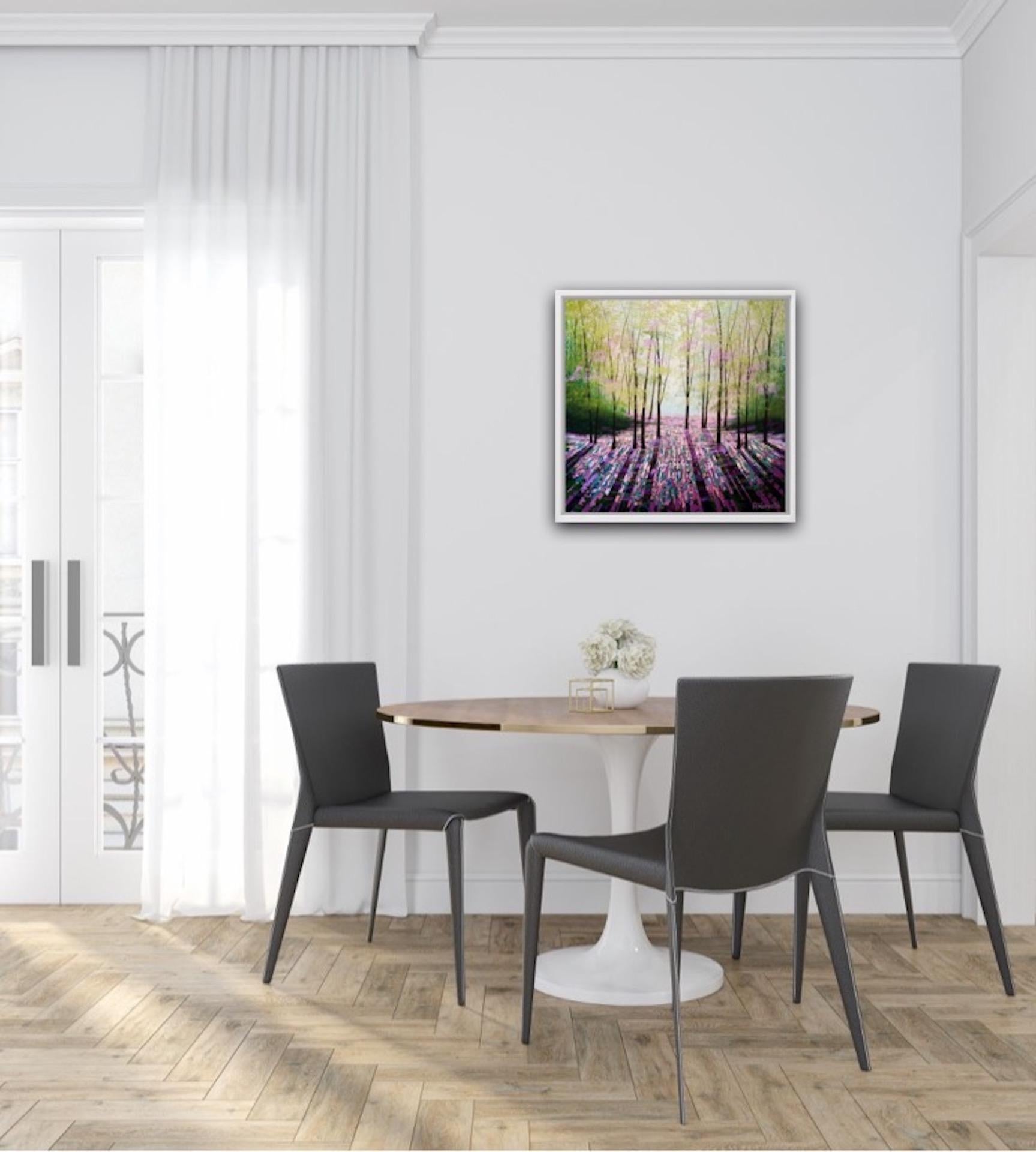 Amanda Horvath, Rosemary Wood, peinture de paysage contemporaine originale en vente 7