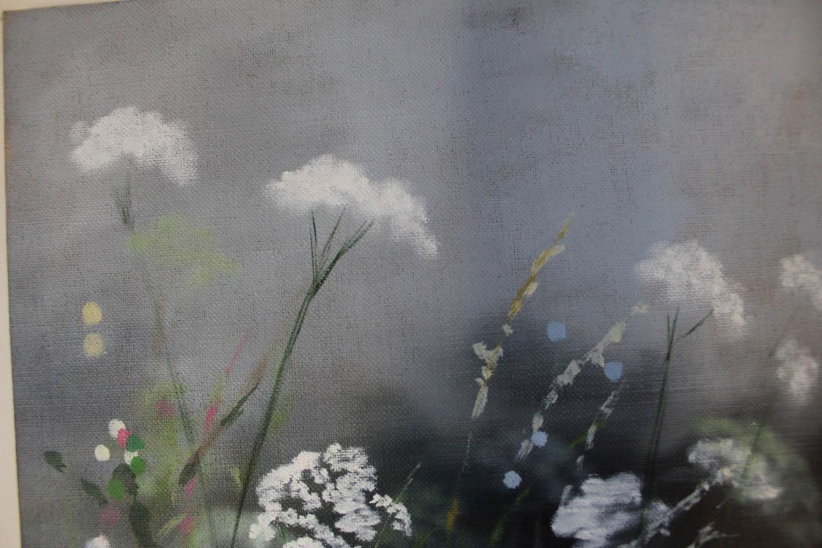 Dylan Lloyd, Bordo del giardino dell'isola VII, Pittura originale di paesaggio, Arte della natura in vendita 2