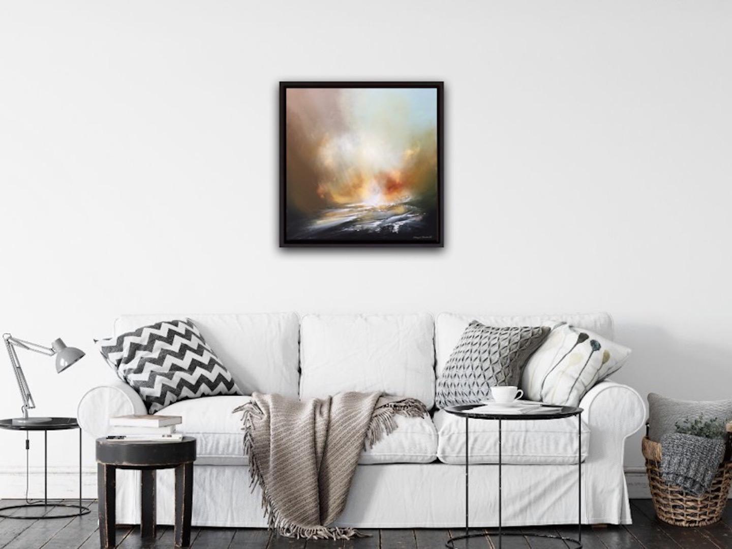 Sheryl Roberts
Clear Outburst
Original Seascape Painting
Oil and Acrylic Paint on Canvas
Framed Size: H 73m x W 73cm
Sold Framed in a Black Floating Frame
(Please note that in situ images are purely an indication of how a piece may look).

A