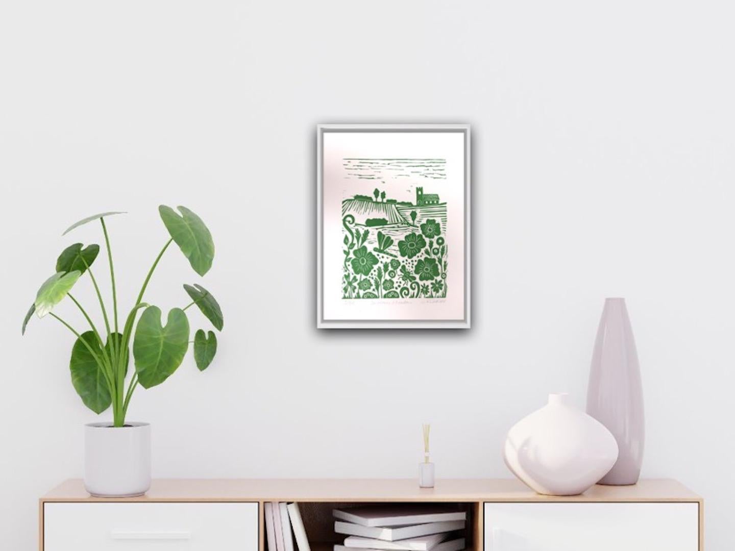 Joanna Hadfield, Prato estivo, Stampa in edizione limitata, Arte accessibile - Print Minimalismo di Joanna Padfield