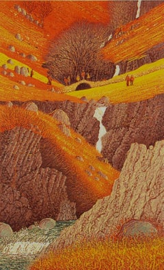 Mark A Pearce, Cross Lingcove Beck, Arte del paesaggio, Arte della campagna