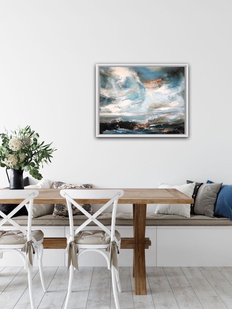 Helen Howells, Coastal Shore, peinture à l'huile originale, art de paysage marin en vente 7