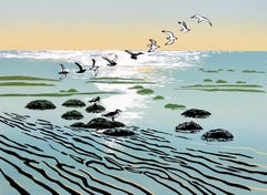 Rob Barnes, Turn of the Tide, Limited Edition Print, Affordable Seascape Art