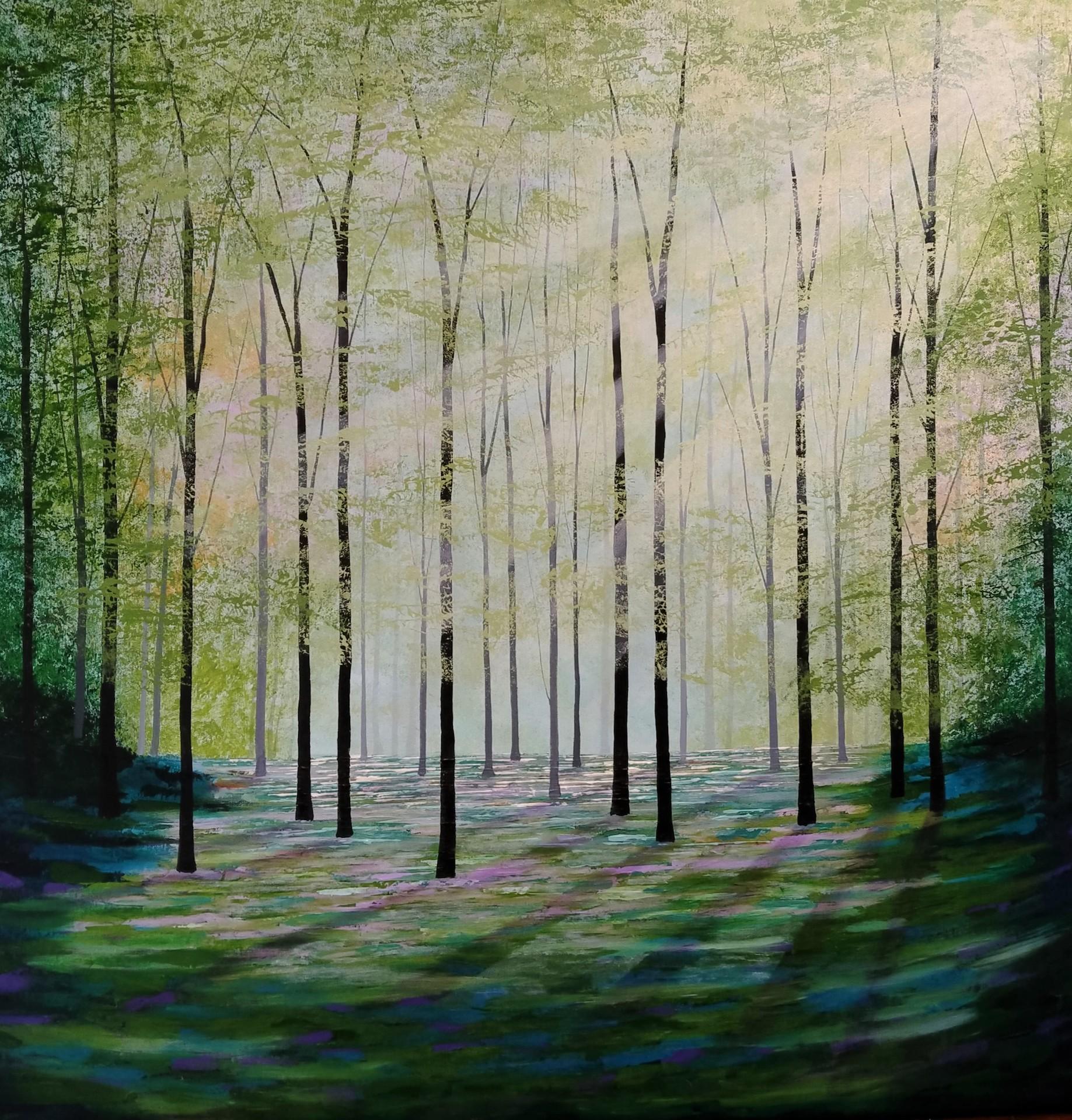 Amanda Horvath, Enchanted Place, Original  Painting, Landscape Art, Art Online