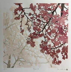 Susan Noble, Hanami II, Affordable Art, Cherry Tree Art, Limited Edition Print