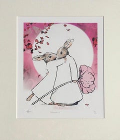 February, The happy year, Harry Bunce, Limited edition print, Animal art