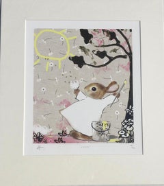 Harry Bunce, Junio, El año feliz, Harry Bunce, Impresión en edición limitada, Arte animal