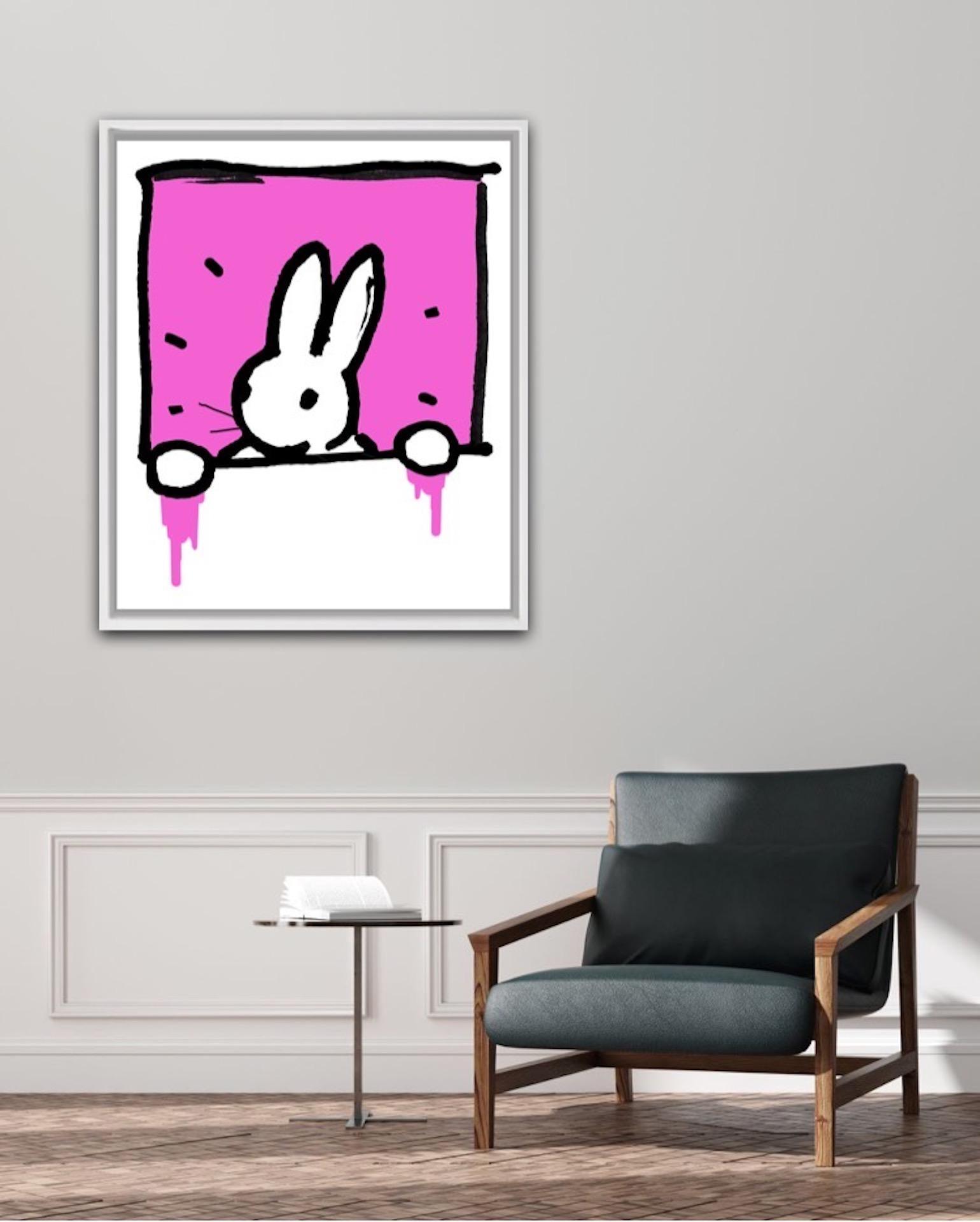 Harry Bunce, Rabbit For Keith #1, Animal Art, Inspired by Keith Haring 5