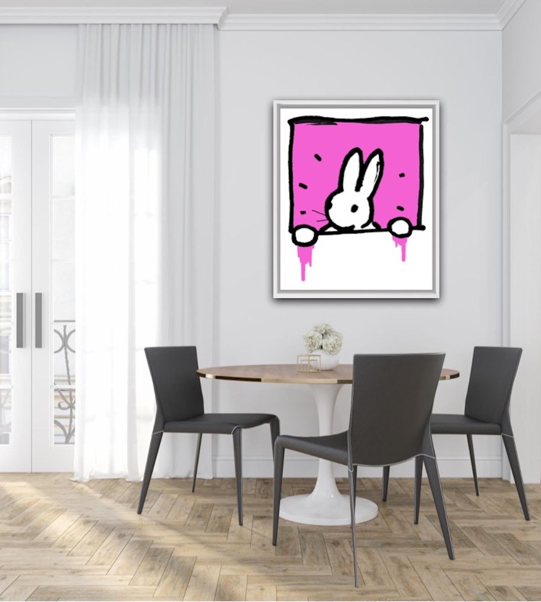 Harry Bunce, Rabbit For Keith #1, Animal Art, Inspired by Keith Haring 6