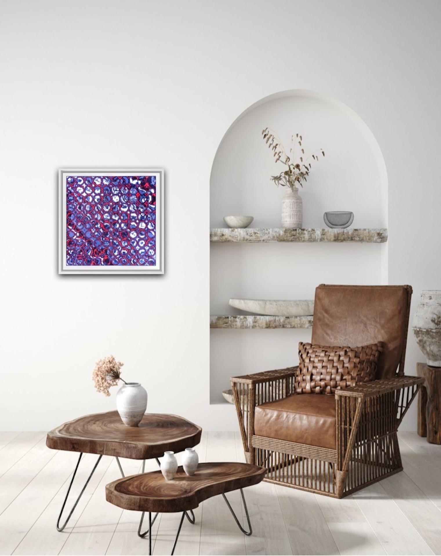Chris Keegan, Deriva rossa, Arte astratta, Arte accessibile, Arte online in vendita 3