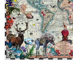 Kristjana Williams, Eminent Navigators’ World Chart Map, Limited Edition Print