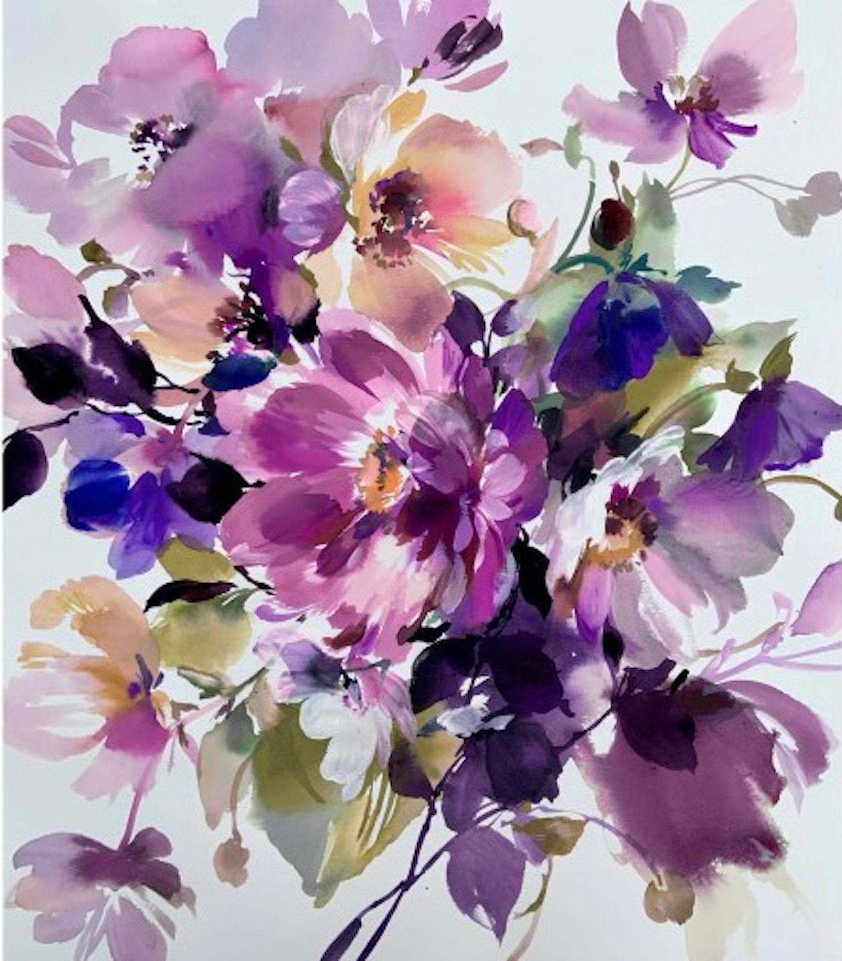Jo Haran
Peony Love
Original Floral Painting
Watercolour, Gouache and Gesso on paper
Image Size: 60cm x 53.5cm
Sheet/Canvas Size: 64cm x 56cm
Sold Unframed
Please note that in situ images are purely an indication of how a piece may look.

Peony Love