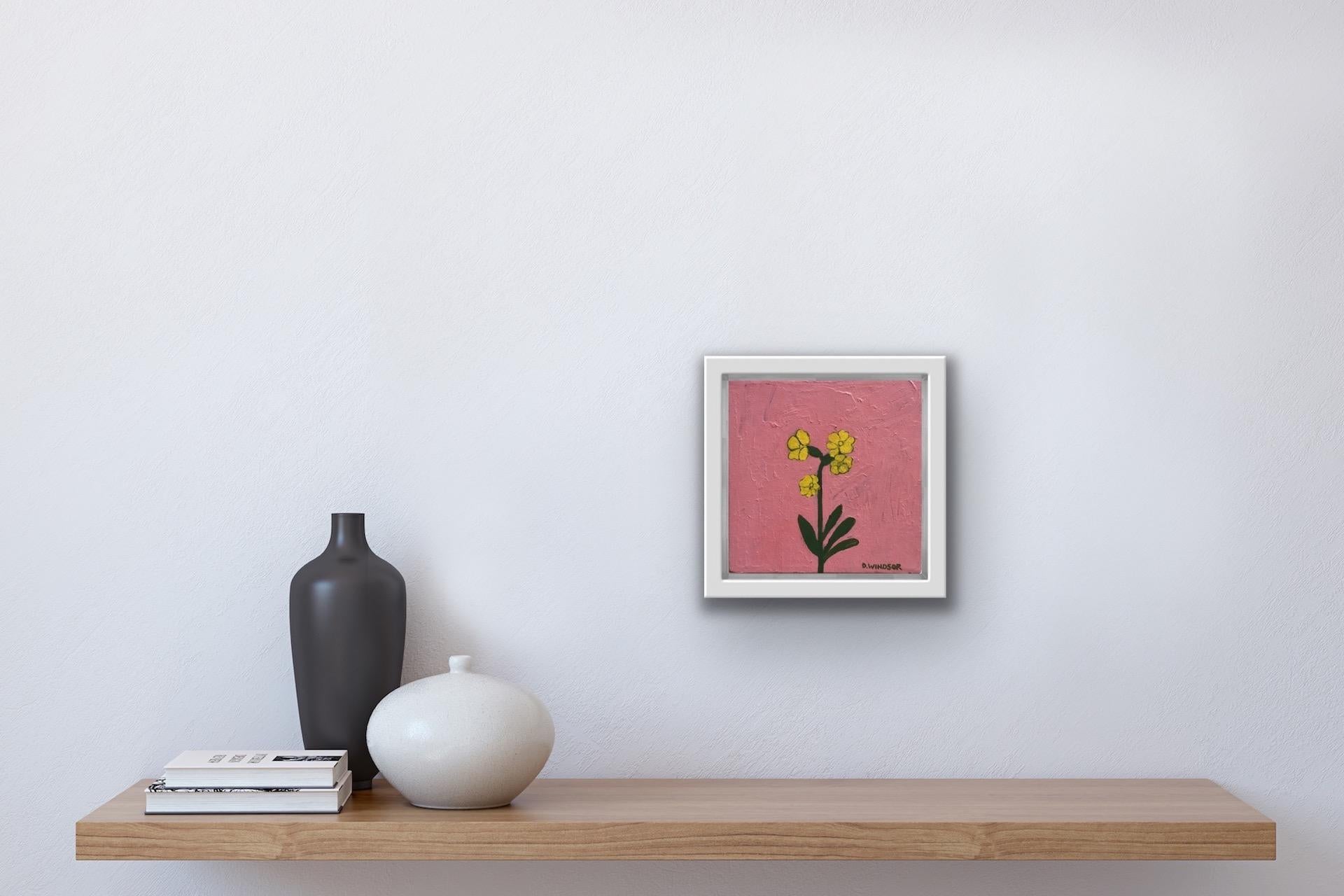 Deborah Windsor, Yellow Flowers, Floral Art, Still Life Art, Affordable Art 7