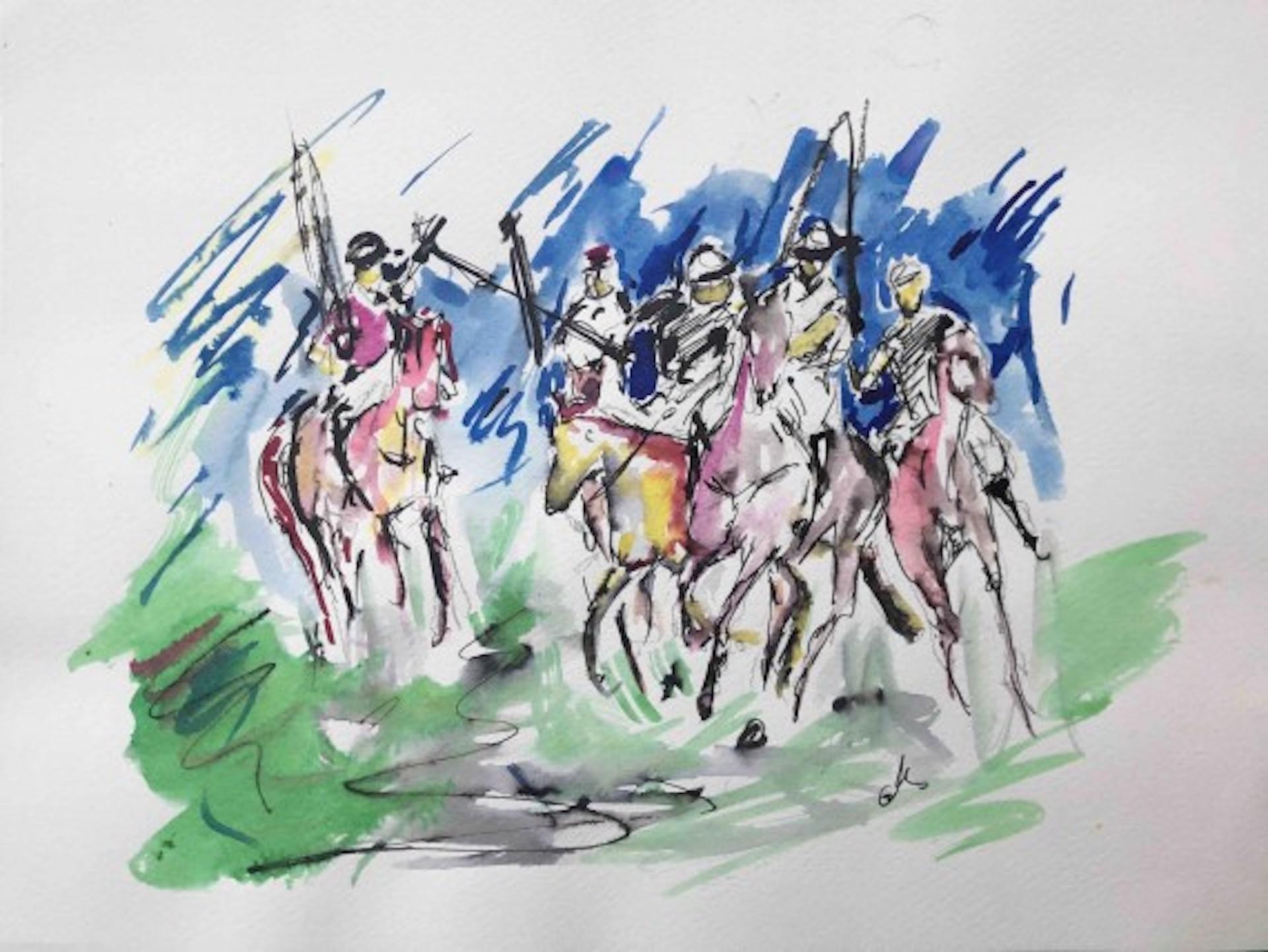 polo watercolor