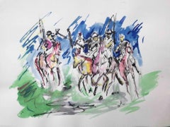 Garth Bayley, Polo Players, Contemporary Art, Polo Art, Affordable Art