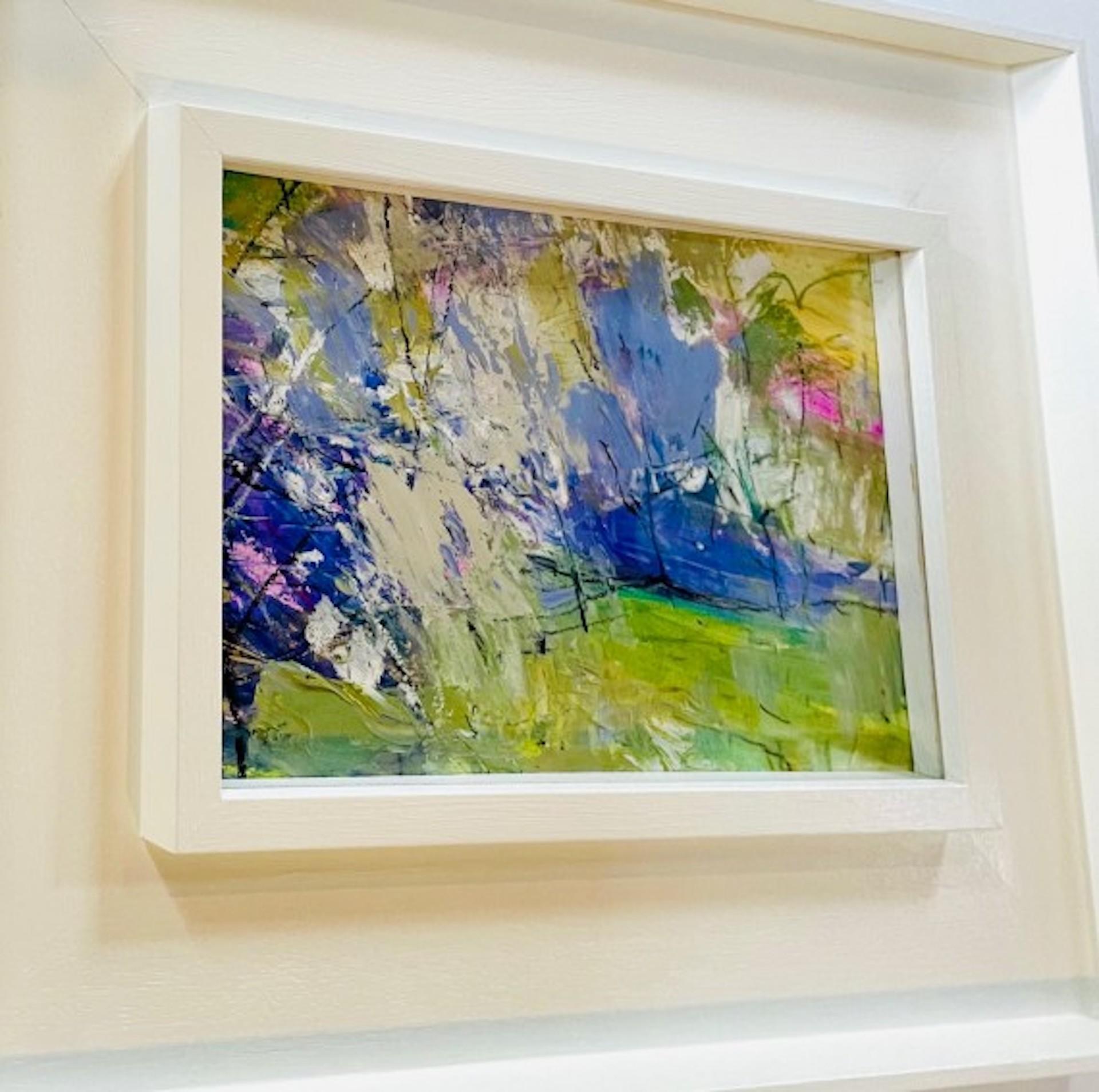 Natalie Bird, Evening Light, Blossom I, Original Abstract Landscape Painting For Sale 1
