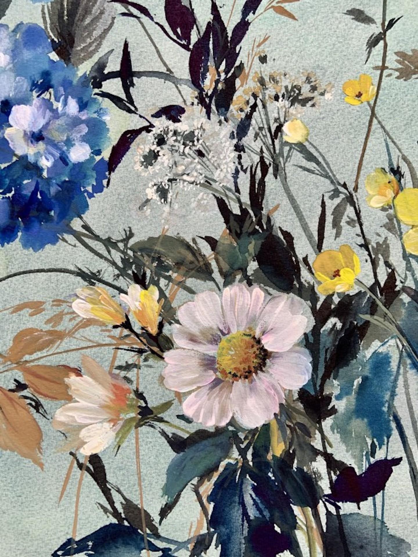Delicatezza, Jo Haran, Pittura originale, Arte accessibile, Opere d'arte floreali in vendita 1